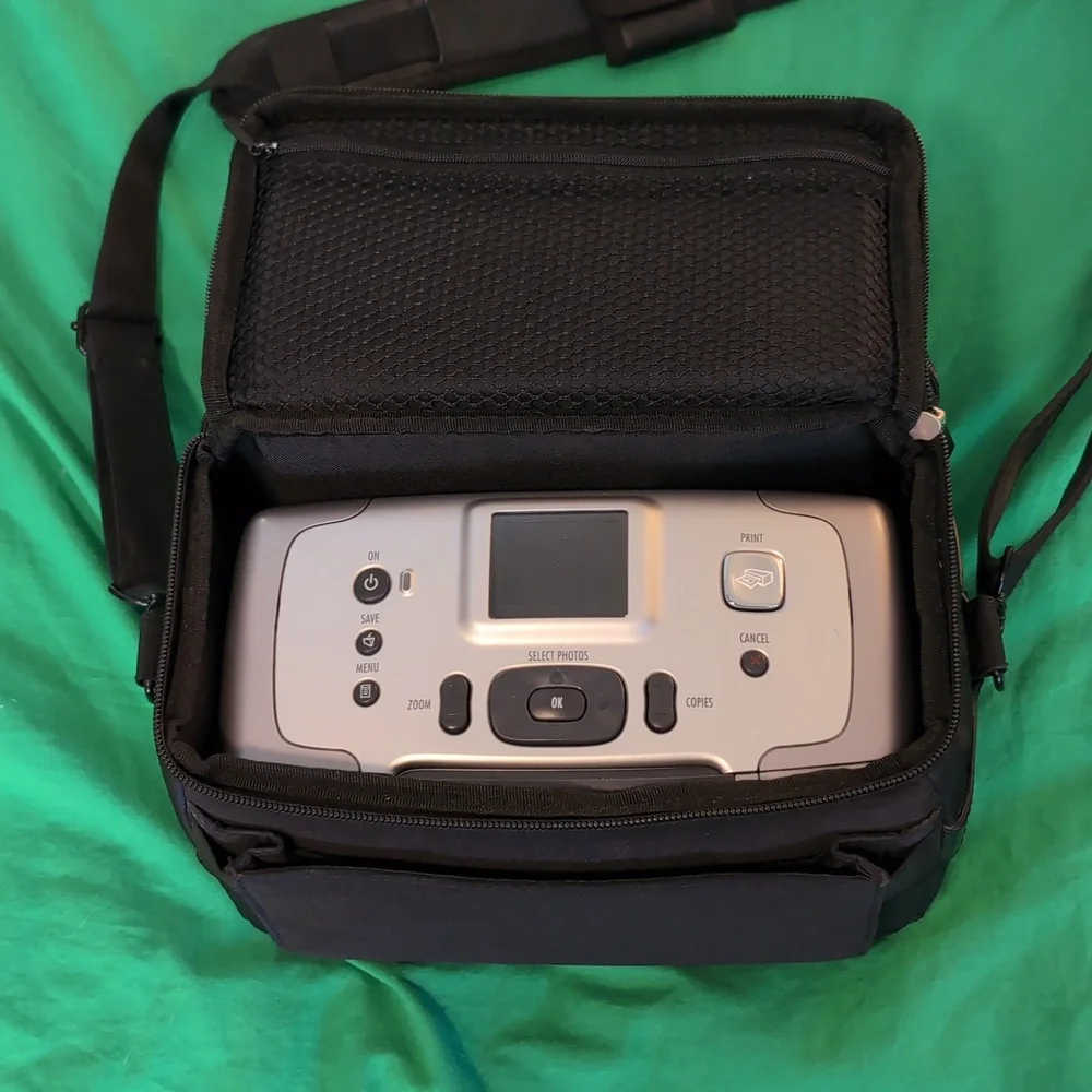 HP Photosmart 245 Photo Printer with Bag Software Paper Power Cord Does Not Work